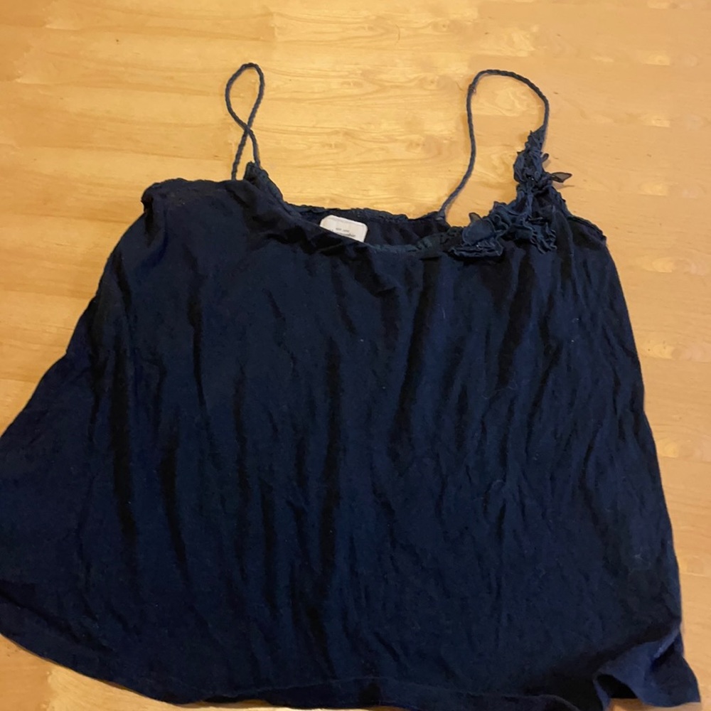 Abercrombie tank with floral detail
